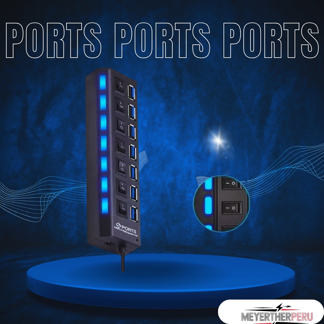 CARGADOR USB 7 PUERTOS